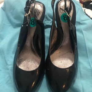 Black Patent Leather Sofft heels